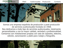 Tablet Screenshot of cinesa.net